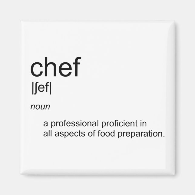 Aimant Dictionnaire de définition CHEF de la conception d (Devant)
