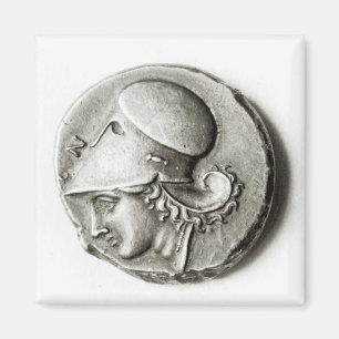 Aimant Didrachma de Heracles : Athéna de representation