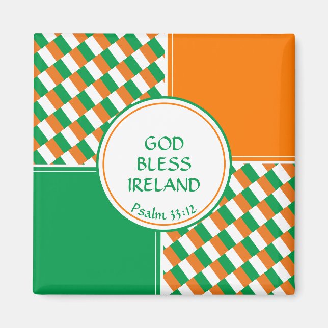 AIMANT DIEU BLESS IRLAND (Devant)