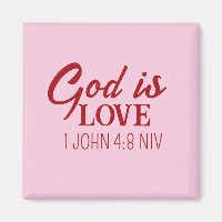 Dieu est Amour Bible Verse Foi chrétienne Rose