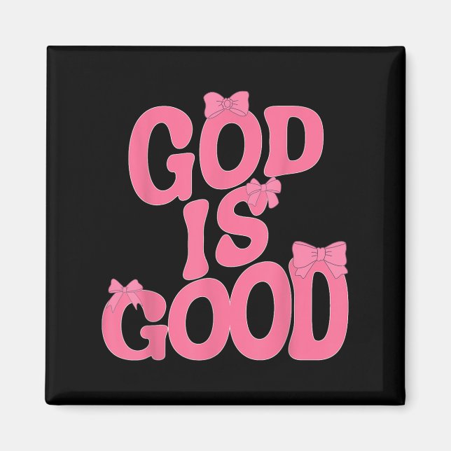 Aimant Dieu Est Bon Nk Bow Christian Jésus Femmes Fille S (Devant)