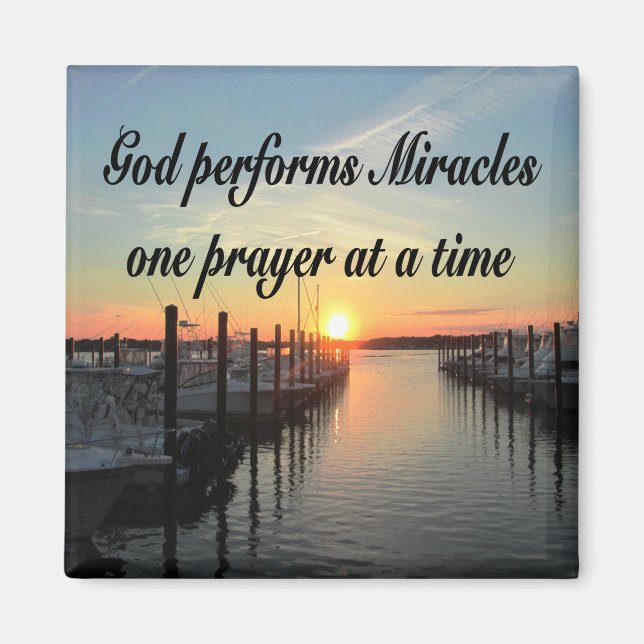 AIMANT DIEU FAIT DES MIRACLES UNE PRIÈRE À LA FOIS (Devant)