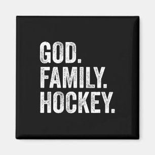 Aimant Dieu Famille Hockey