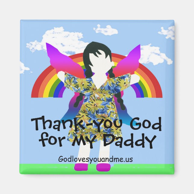 Aimant Dieu merci pour mon papa (Devant)