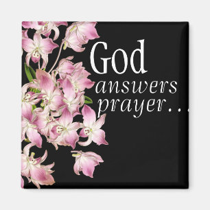 Aimant Dieu répond à l'aimant tropical de fleurs