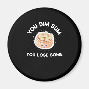 Aimant Dim Sum Funny Asiatique Dumplings alimentaires