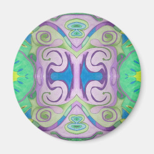Aimant d'Imaginaire vert pourpre