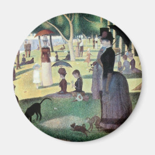Aimant Dimanche après-midi, île La Grande Jatte par Seura
