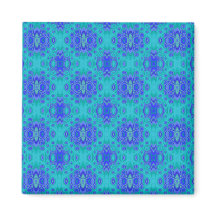 Aimant d'impression bleu lagon