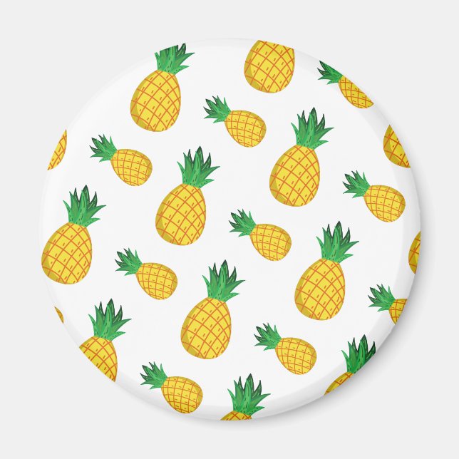 Aimant d'impression Motif ananas (Devant)