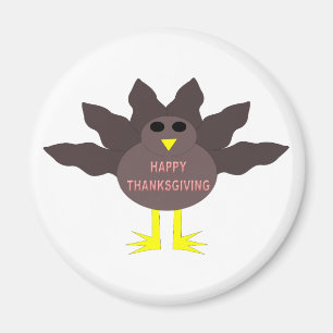 Aimant Dinde Déplumée de Thanksgiving