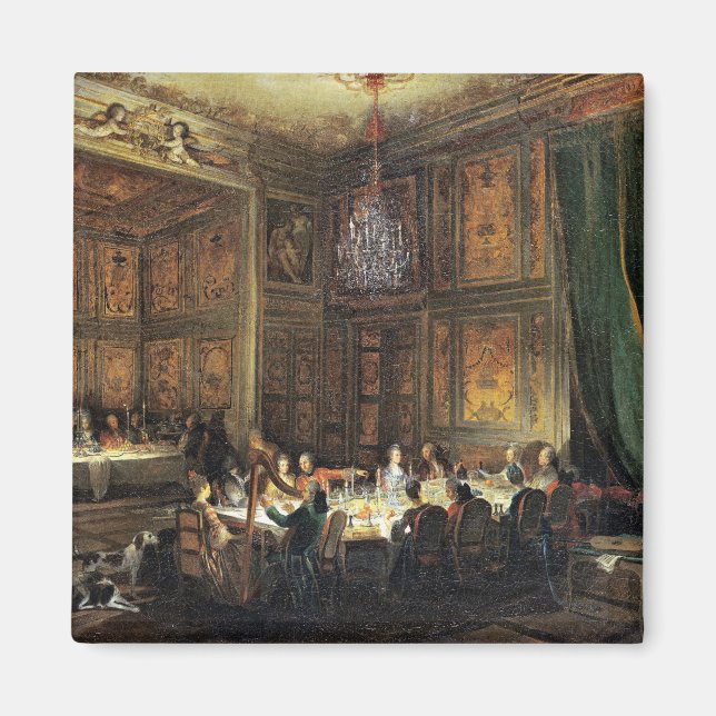 Aimant Dîner du Prince de Conti dans le Temple (Devant)