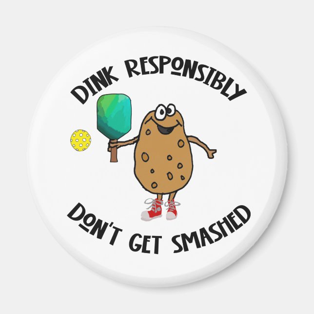 Aimant Dink Dink Responsable Pickleball Sports (Devant)