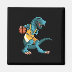 Aimant Dino drôle jouant Sketll Amoureux T-rex Joueur Enf