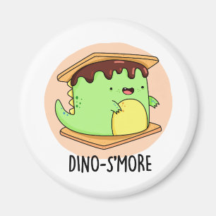Aimant Dino-smore Dinosaure Dinosaure Smore Pun