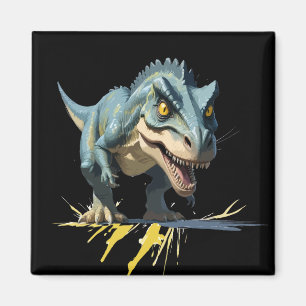 Aimant Dinosaur Vector Graphisme Art Portrait Animal Spir