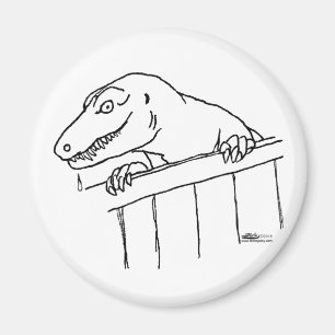 Aimant Dinosaure de quartier convivial