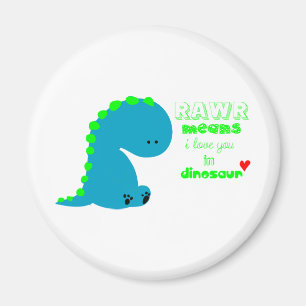 Aimant Dinosaure mignon RAWR