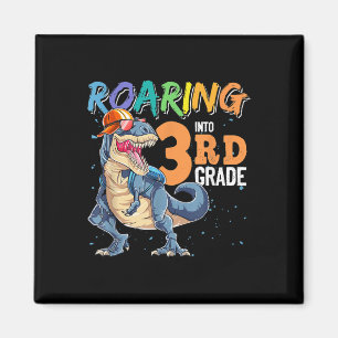 Aimant Dinosaure Retour à l'école Je suis prêt à écraser