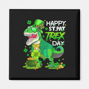 Aimant Dinosaure Saint-Patrick Jour Heureux St Pat Trex T