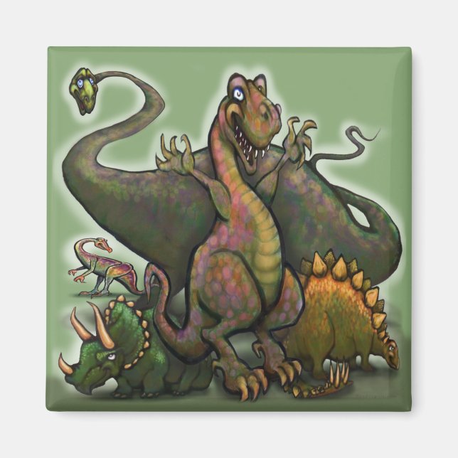 Aimant Dinosaures (Devant)