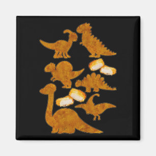 Aimant Dinosaures Nug Life Dino Funny Chicken Nuggets