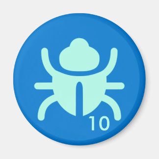Aimant d'insigne - Bogue 10