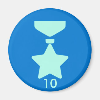 Aimant d'insigne - Médaille 10