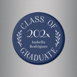 Aimant Diplômé de la promotion 2026 Typographie du nom Bl