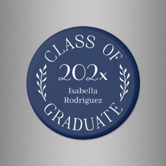 Aimant Diplômé de la promotion 2026 Typographie du nom Bl