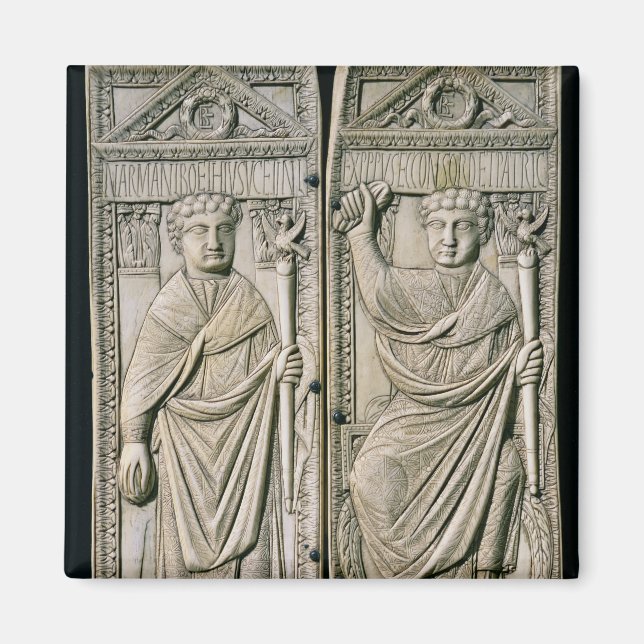 Aimant Diptyque de Boethius Consul en 487 AD (Devant)
