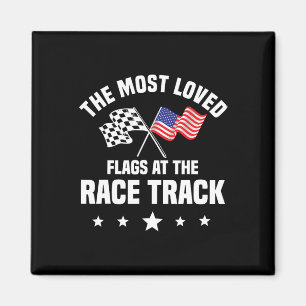 Aimant Dirt Track Racing Automobile Race American Indepen