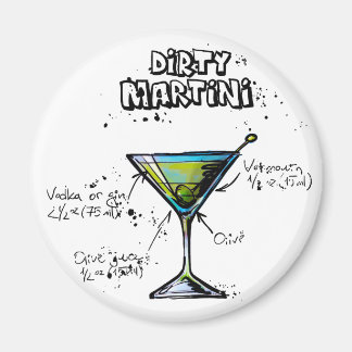 Aimant Dirty Martini Cocktail Recette