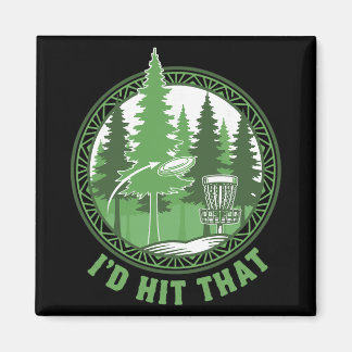 Aimant Disc Golf Basket Flying Disc Id Hit That Funny 