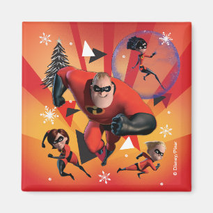 Aimant Disney   Les Incroyables   Héros de vacances