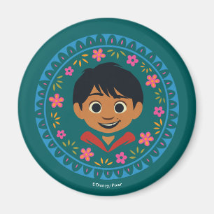 Aimant Disney Pixar Coco Miguel Graphique floral