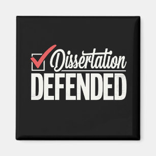 Aimant Dissertation Défendu Doctorat Diplômé