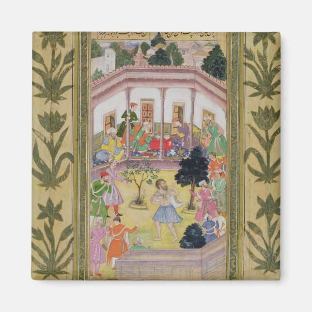 Aimant Disturbance by a madman at a social gathering, fro (Devant)