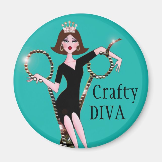 Aimant DIVA artisanal (Devant)