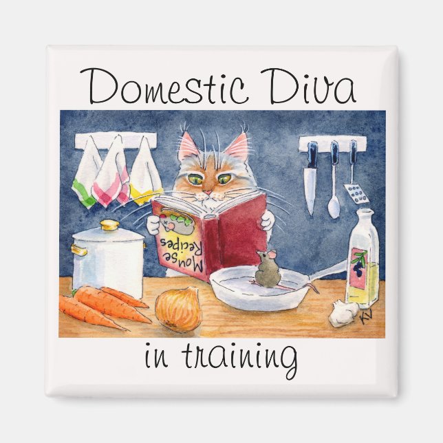 Aimant Diva domestique dans l'aimant de formation (Devant)