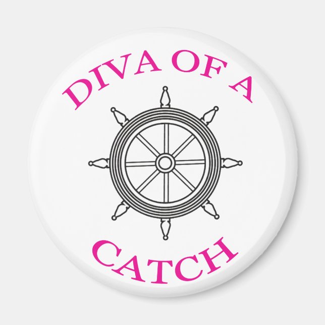 Aimant "Diva of a Catch" (Devant)