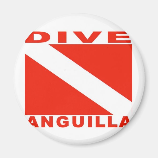 Aimant Dive Anguilla (Devant)