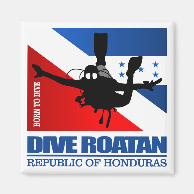Aimant Dive Roatan DF2 (Devant)