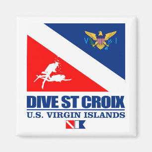 Aimant Dive St Croix (sq.