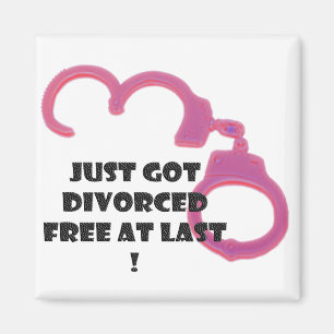 Aimant Divorce libre à dernier avec neon ouvert menotté r