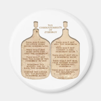 Aimant Dix commandements de Zymurgie