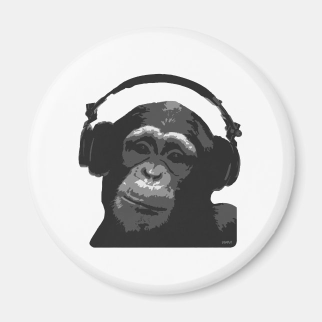 AIMANT DJ MONKEY (Devant)