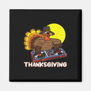 Aimant DJ Turquie Thanksgiving Day Cool Fall Dance Music