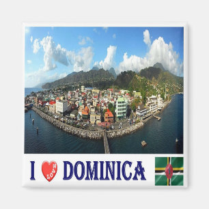 Aimant DM - Dominique - Roseau Wide - I Love