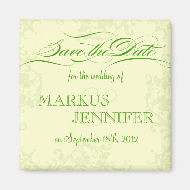 Aimant do-it-yourself mariage irlandais Enregistrer l'aim (Devant)